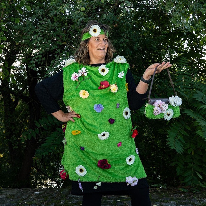 Disfraz de carnaval - Kerstin te invita a recoger flores