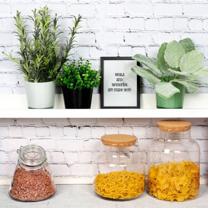 Estilo y almacenamiento de cocina