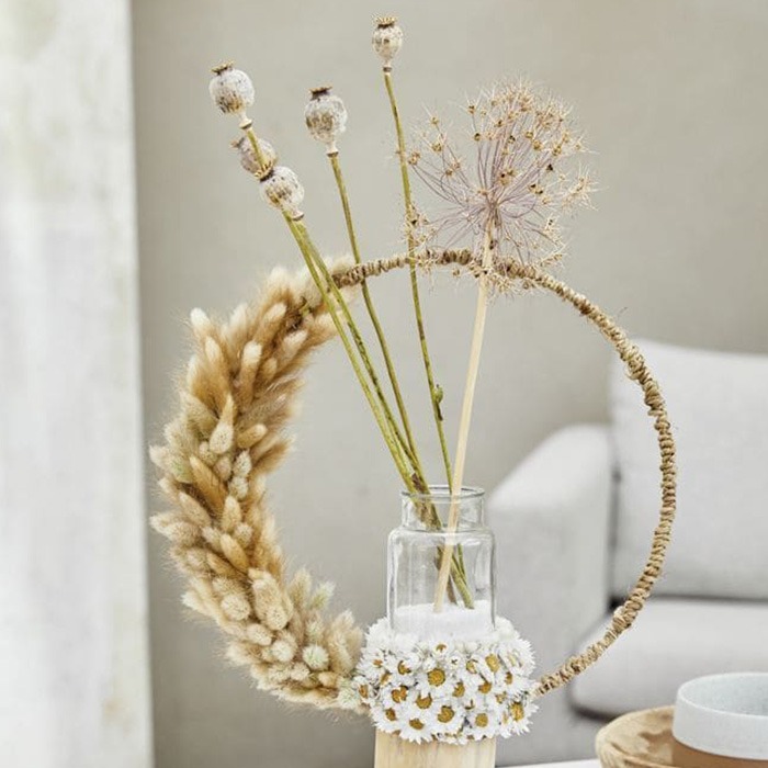 Anillos metálicos para decorar