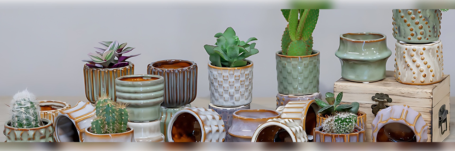 Macetas en INNA Glas