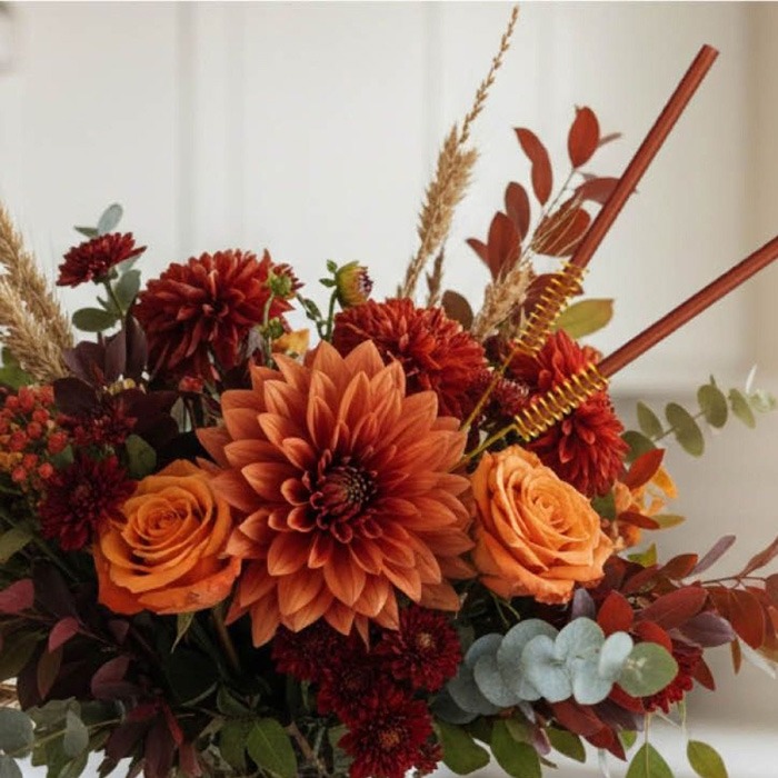 Flores artificiales para Halloween