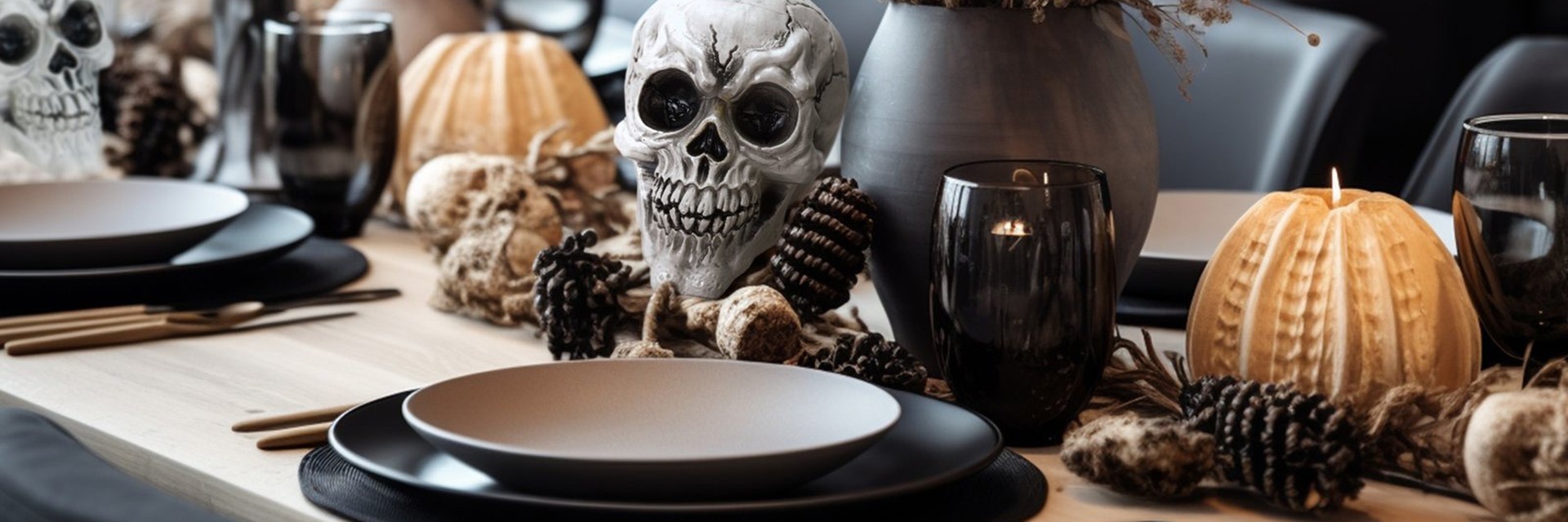 Decoración de Halloween para mesa, pared &amp; puerta