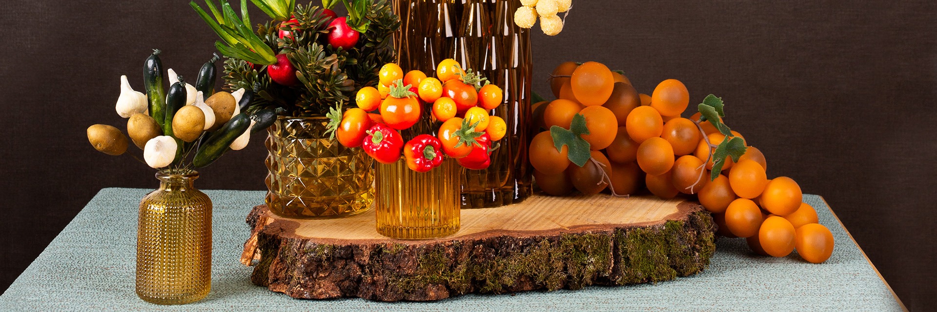 Decoración de mesa para la fiesta de Acción de Gracias