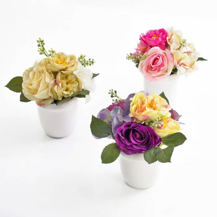 Arreglos con hortensias