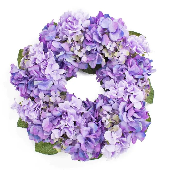 Coronas de hortensias