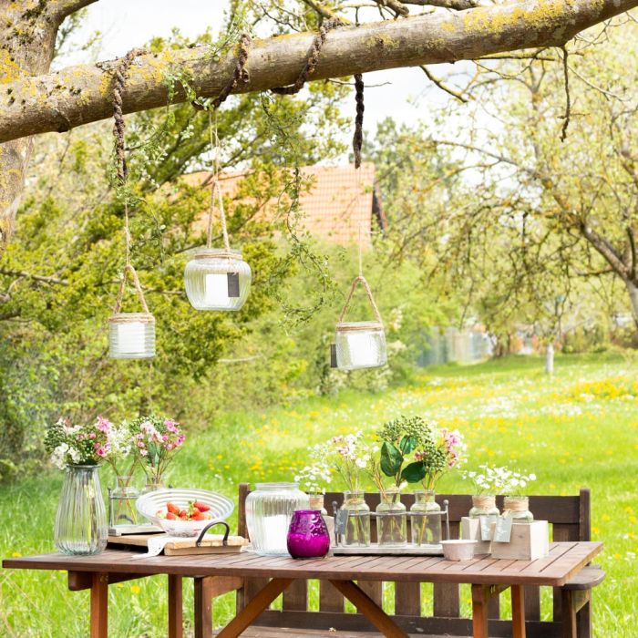 Decoración de mesa para verano